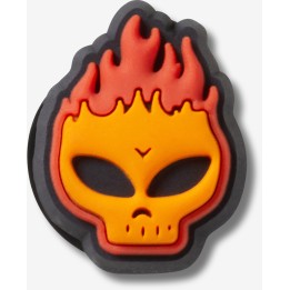 JIBBITZ CROCS MOD. FLAMING SKULL