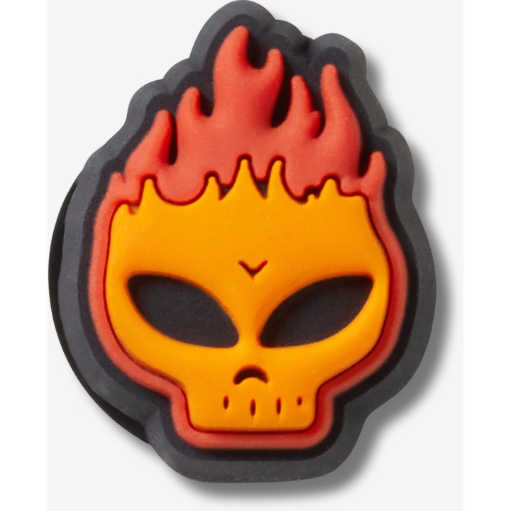 JIBBITZ CROCS MOD. FLAMING SKULL