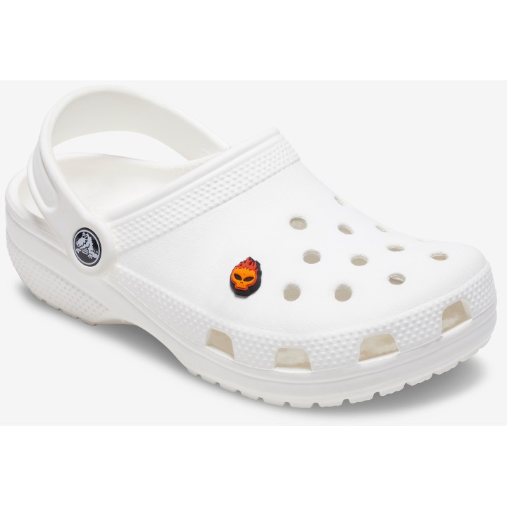 JIBBITZ CROCS MOD. FLAMING SKULL