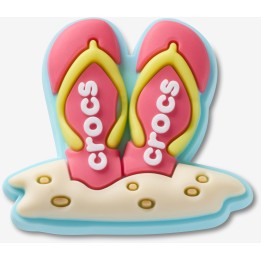 JIBBITZ CROCS MOD. FLIP FLOPS IN SAND