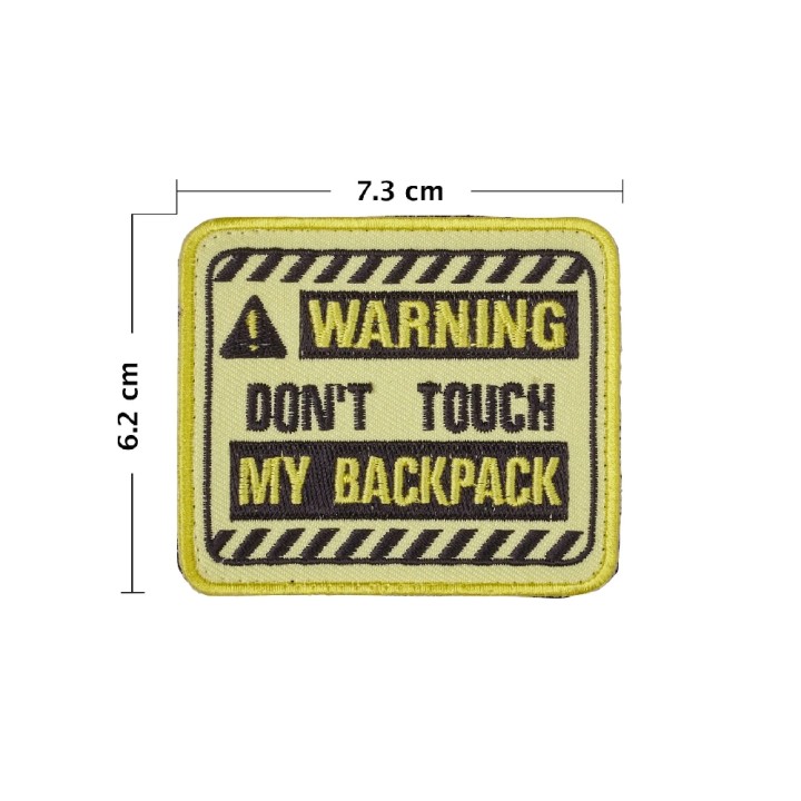 PARCHE ELITEX MOD. WARNING DONT TOUCH MY