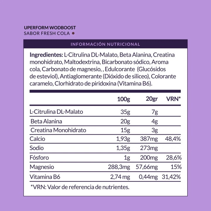WODBOOST UPERFORM COLA