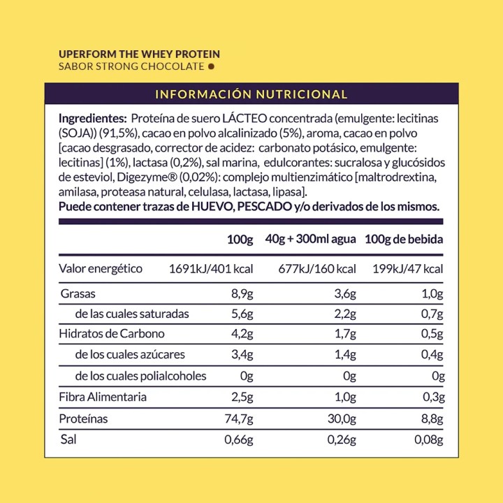 THE WHEY STRONG UPERFORM RAW PEANUT